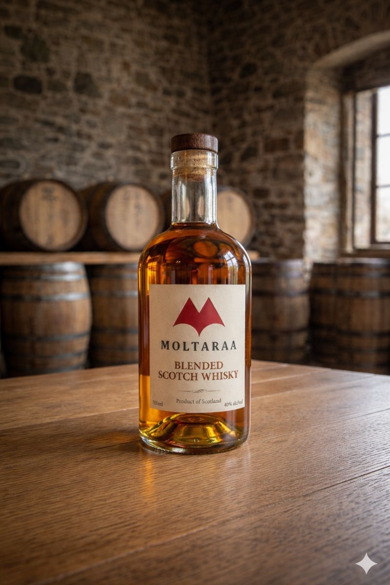 Moltaraa blended scotch whiskey